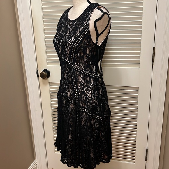 Taylor Black Lace Dress, Size 8 - Picture 11 of 17